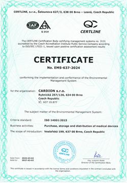 ČSN EN ISO 14001:2015